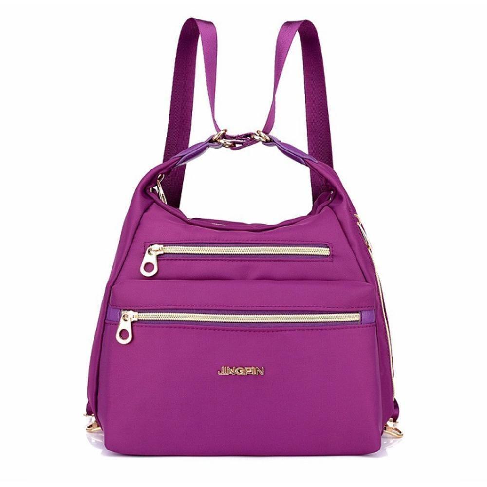 | Tasche mit doppeltem Reißverschluss, Handtasche und Schultertasche
