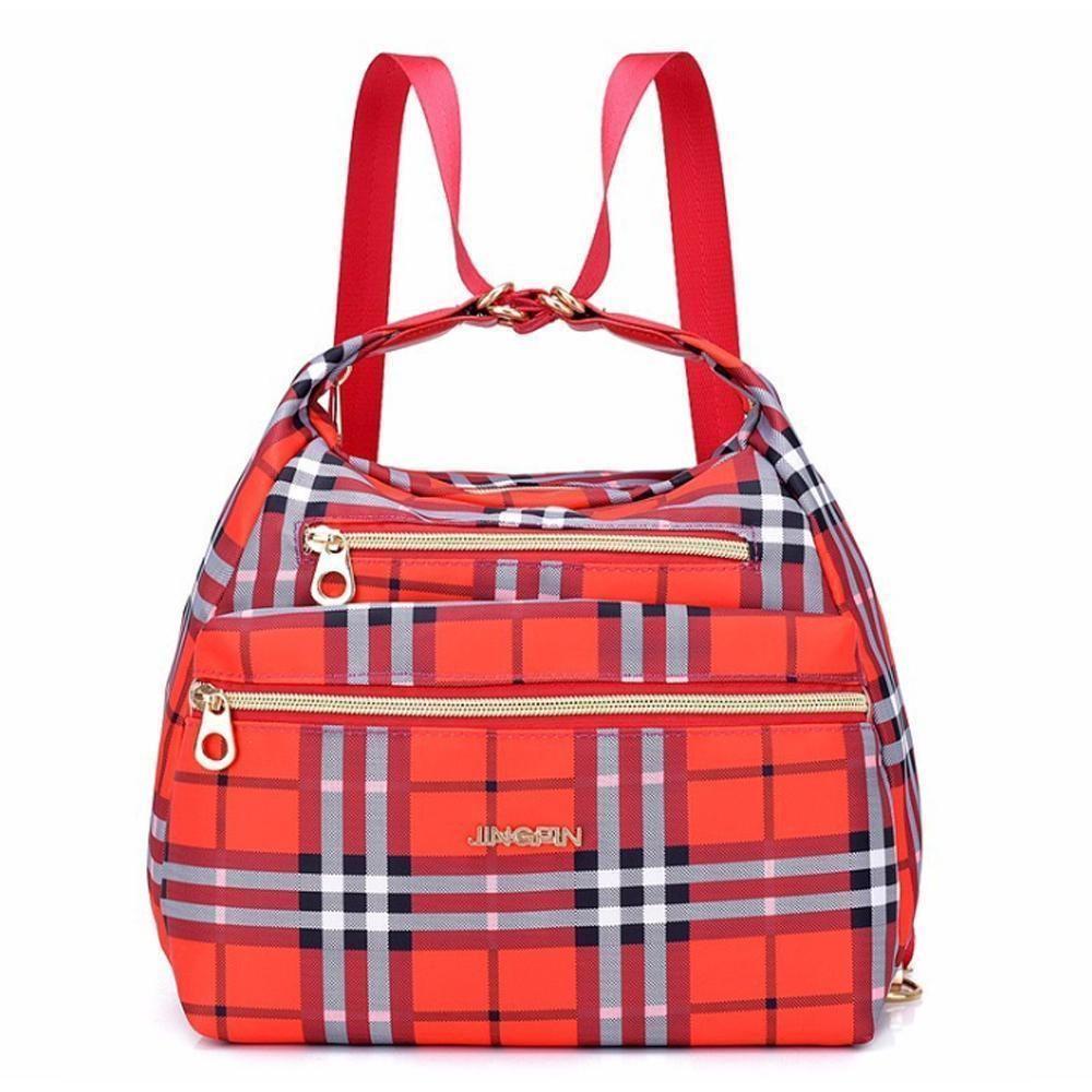 | Tasche mit doppeltem Reißverschluss, Handtasche und Schultertasche