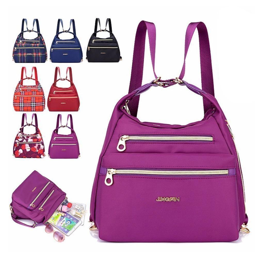 | Tasche mit doppeltem Reißverschluss, Handtasche und Schultertasche