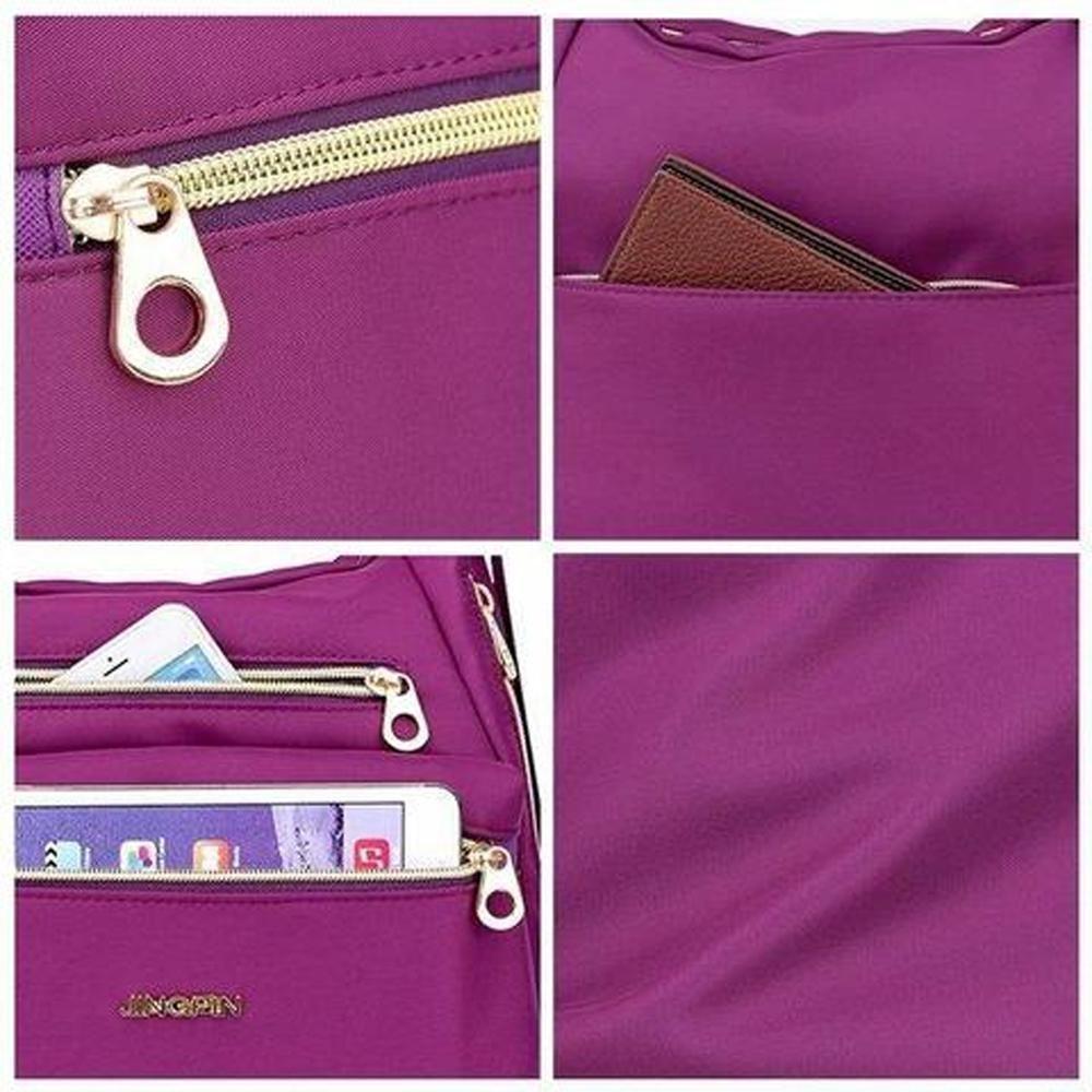 | Tasche mit doppeltem Reißverschluss, Handtasche und Schultertasche
