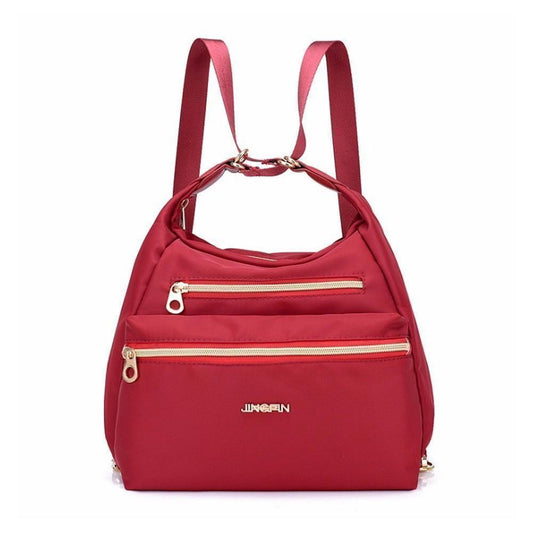 | Tasche mit doppeltem Reißverschluss, Handtasche und Schultertasche