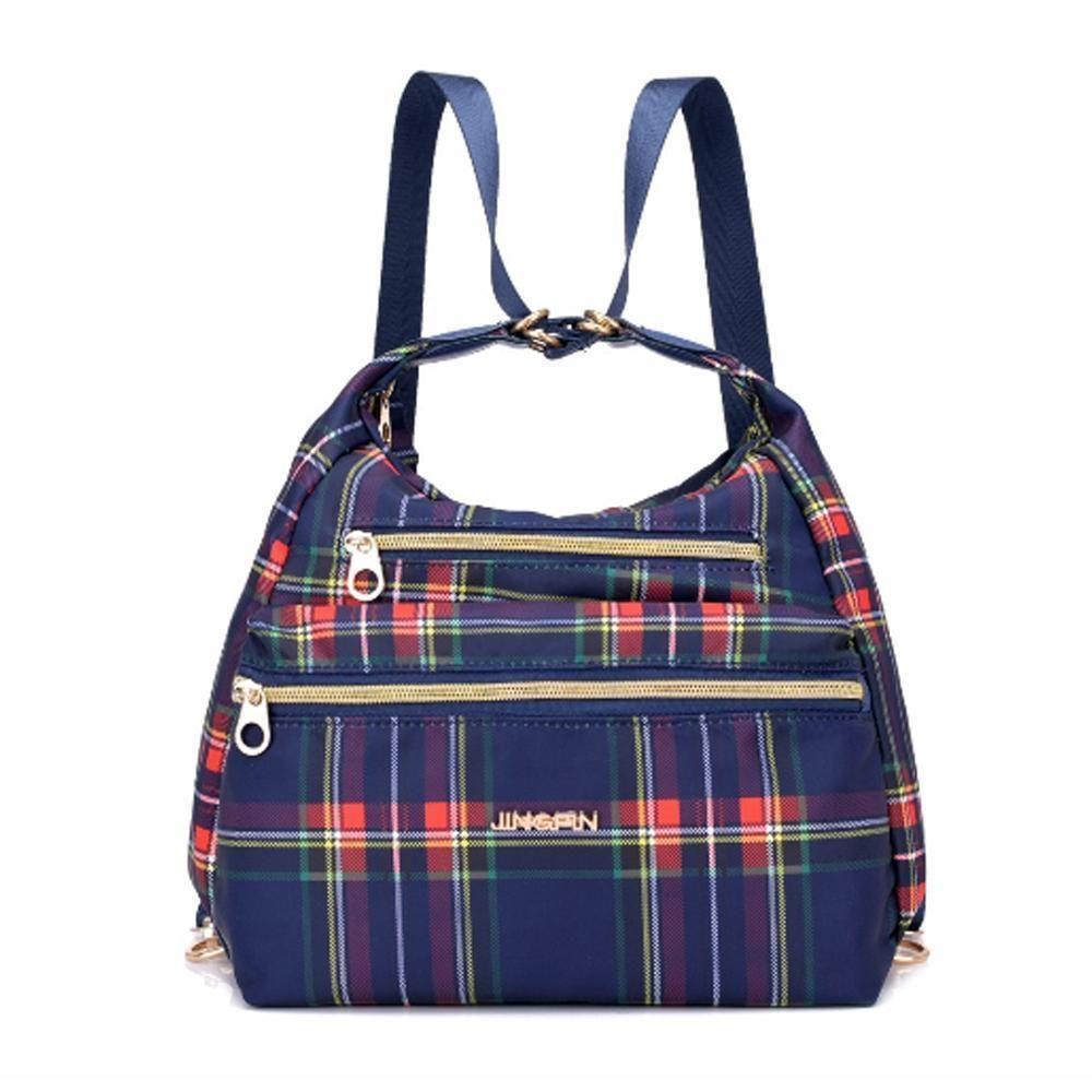 | Tasche mit doppeltem Reißverschluss, Handtasche und Schultertasche
