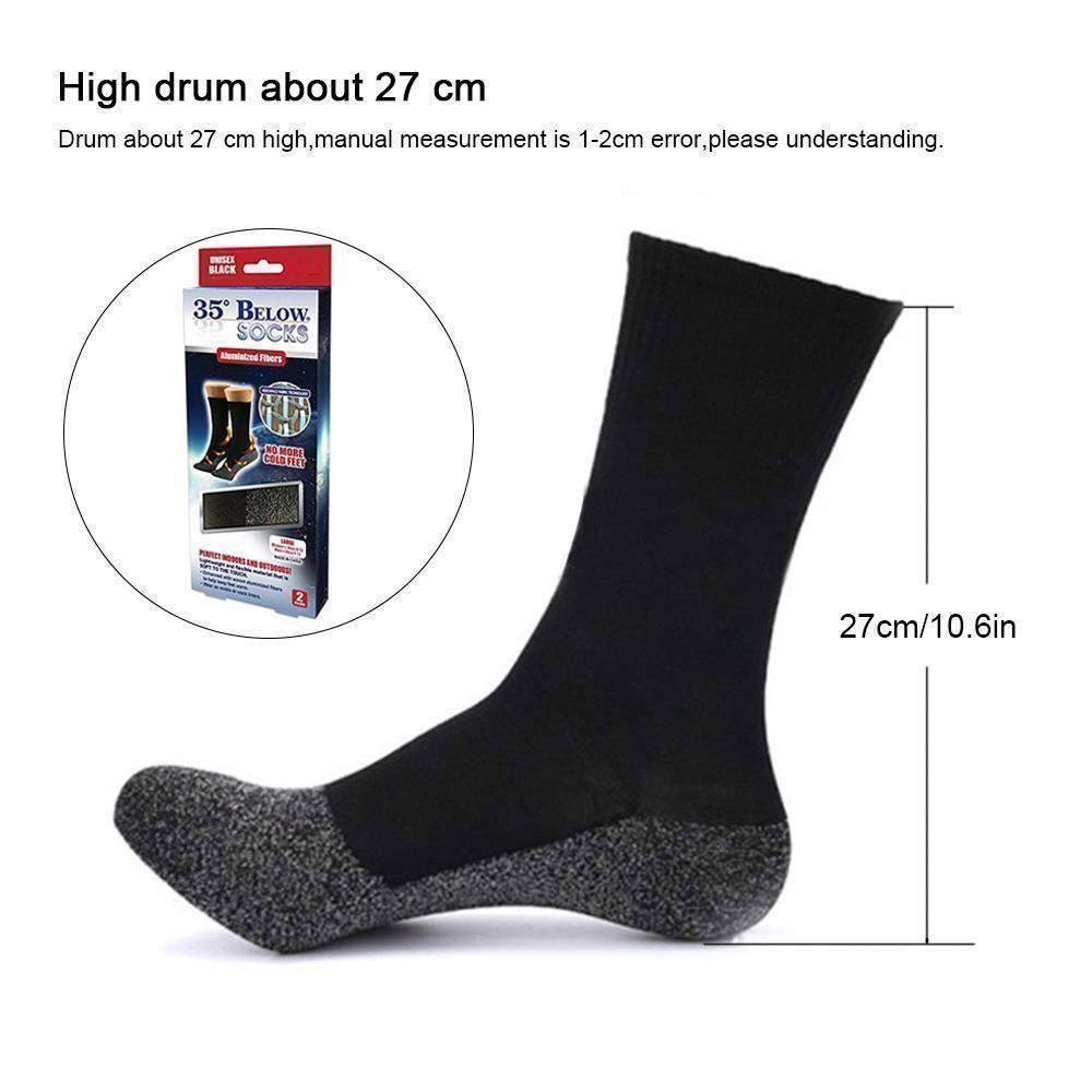 | 35 Below Ultimate Comfort Socken, 3 Paar in Schwarz