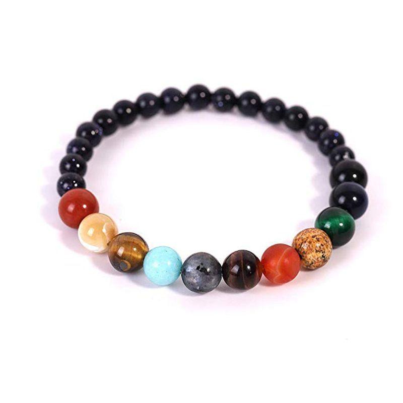 | Naturstein Solar-System-Armband