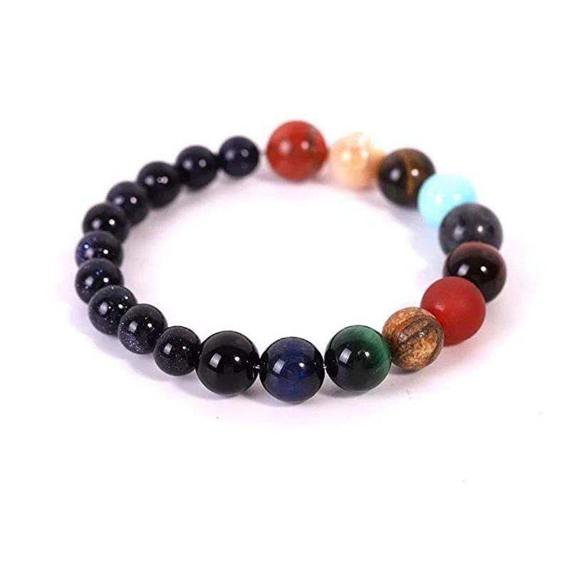 | Naturstein Solar-System-Armband