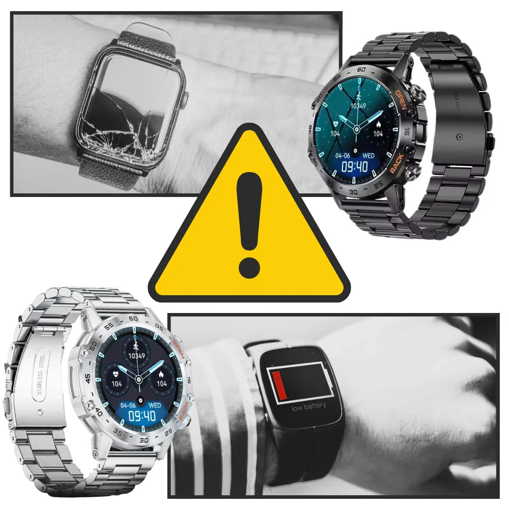 AirForce Health K-52 – robuste Outdoor-Smartwatch mit Fitness-Tracking