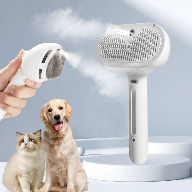 | Mit Massageeffekt & leicht zu reinigendem Knopf für stressfreies Grooming