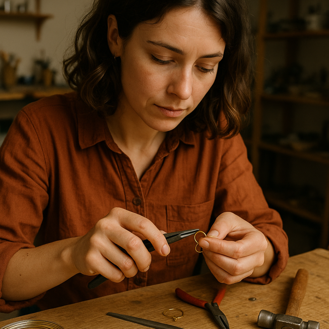 Vintage Blüten-Layer-Ring – Silberglanz