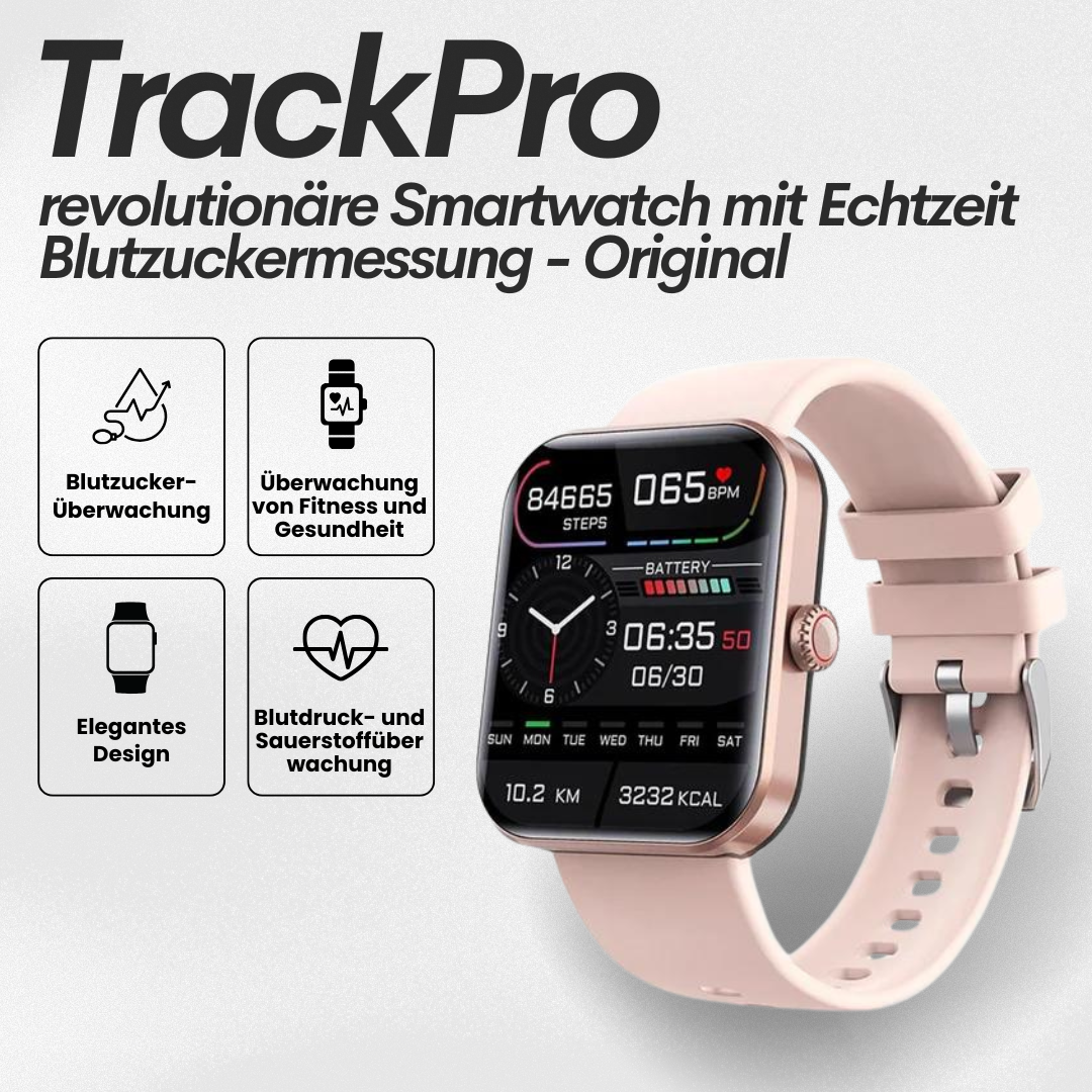 TrackPro Fitness-Smartwatch – Herzfrequenz, Schlaf & Aktivität