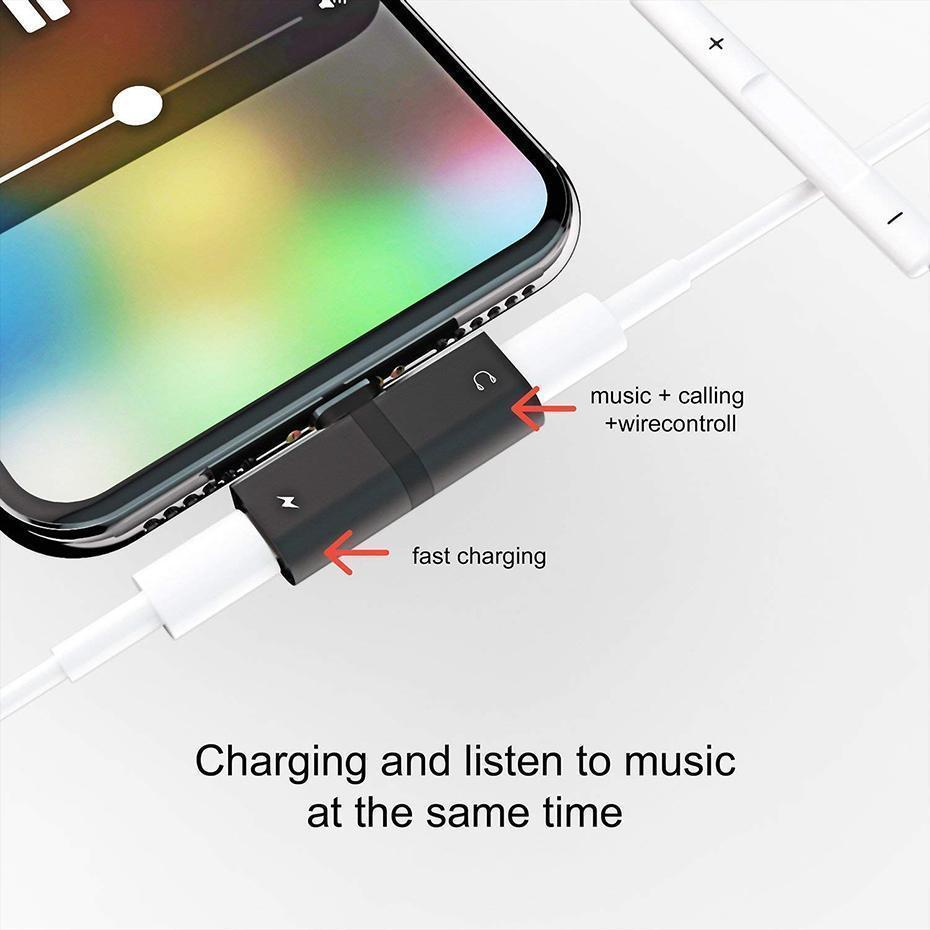 | 4 in 1 Earphone Lightning Adapter für iPhone ( 2PCS )