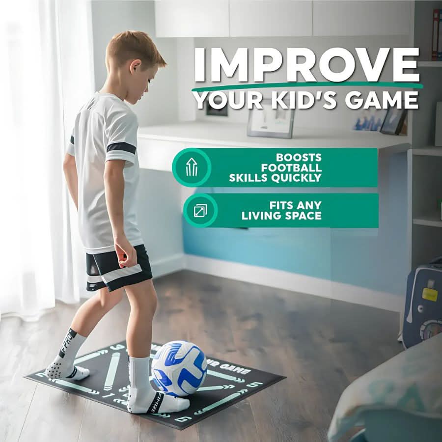 | Rutschmatte Fußballtrainingsmatte - perfekt für effektives Training zu Hause