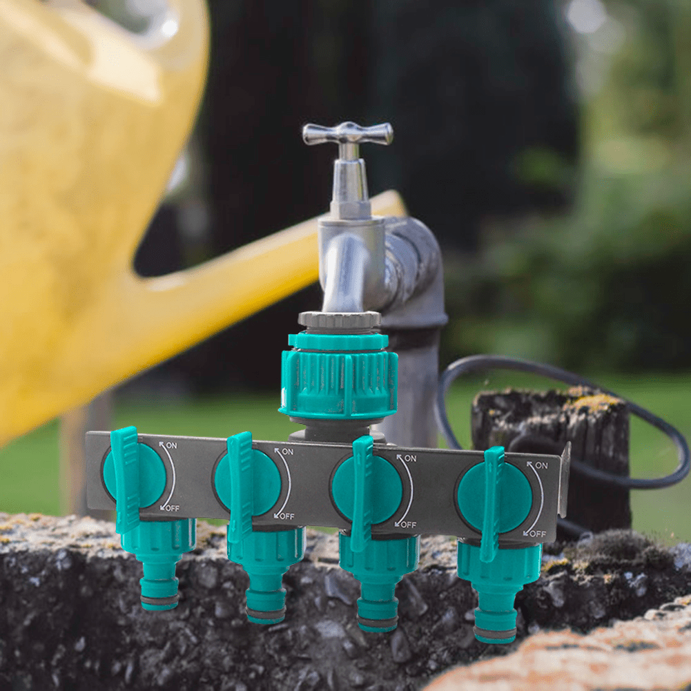 | Weg Garten-Schlauchverteiler - Verstellbarer Wasserhahn-Adapter