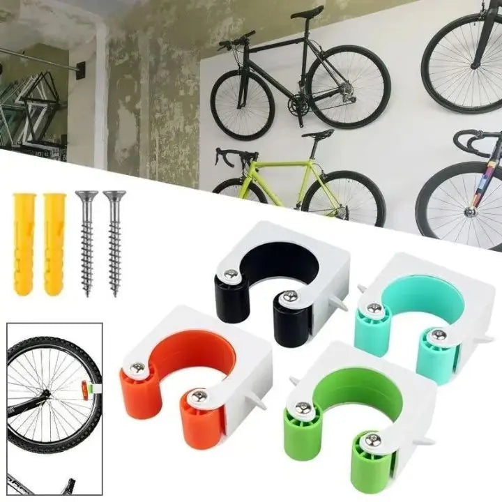 | 3 Stücke Wand-Fahrradhalter – Platzsparende Aufbewahrung für alle Bikes