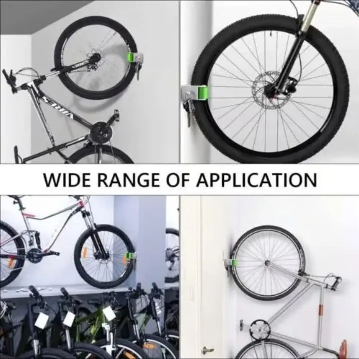 | 3 Stücke Wand-Fahrradhalter – Platzsparende Aufbewahrung für alle Bikes