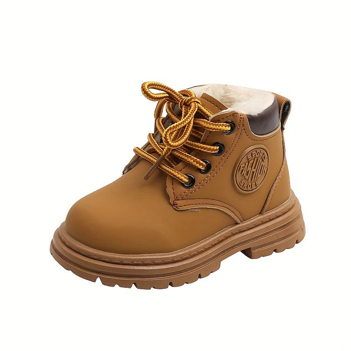 | Wasserfeste Fleece-Winterstiefel für Jungen – Mit Warmfutter & Profilsohle