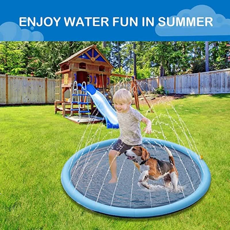 | Interaktive Wasser Matte für Hunde im Sommer