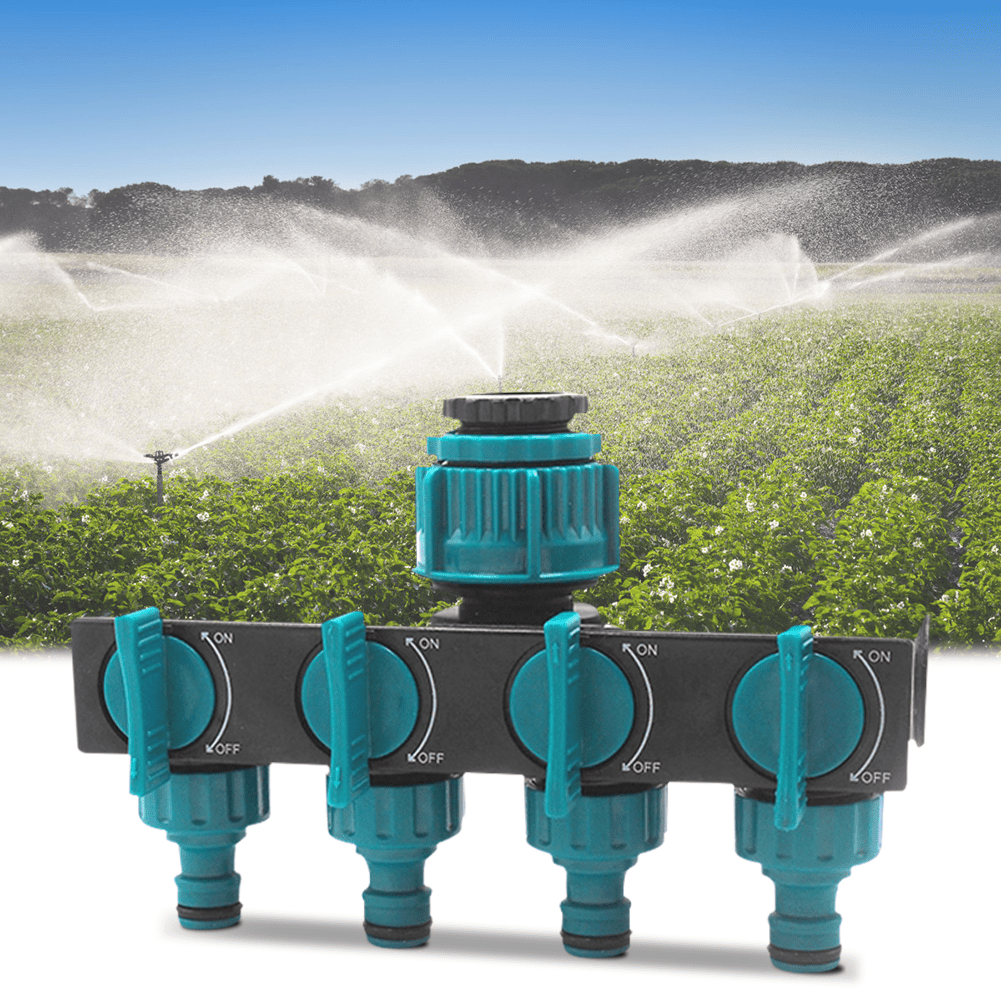 | Weg Garten-Schlauchverteiler - Verstellbarer Wasserhahn-Adapter