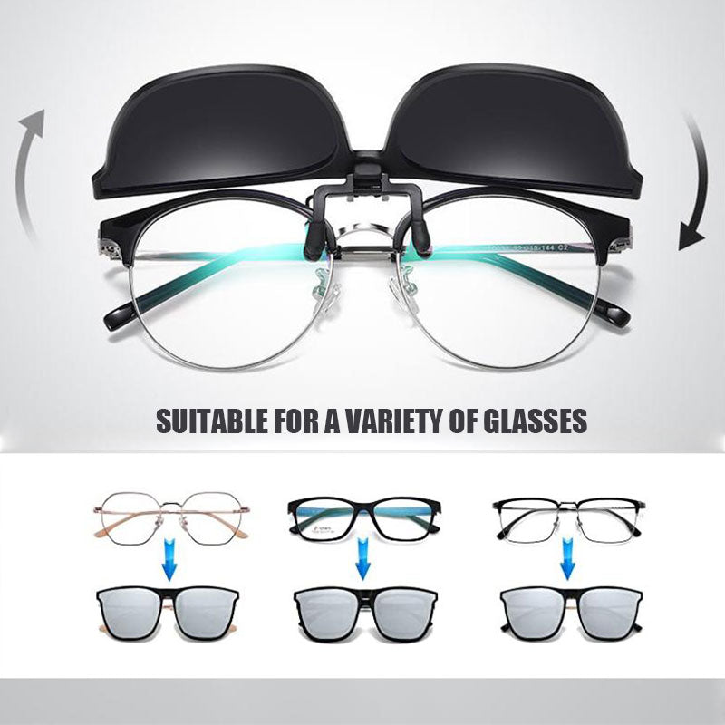 | Neue polarisierte Clip-on-Klappsonnenbrille