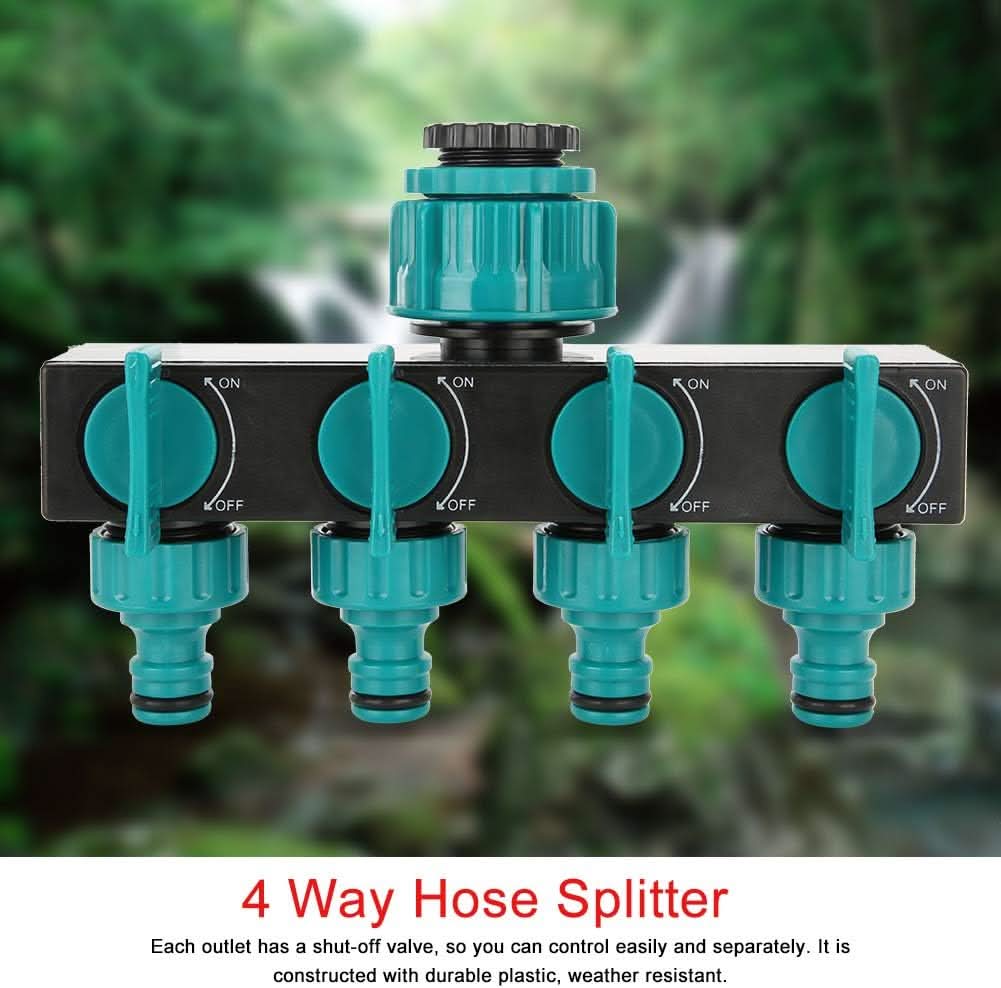 | Weg Garten-Schlauchverteiler - Verstellbarer Wasserhahn-Adapter