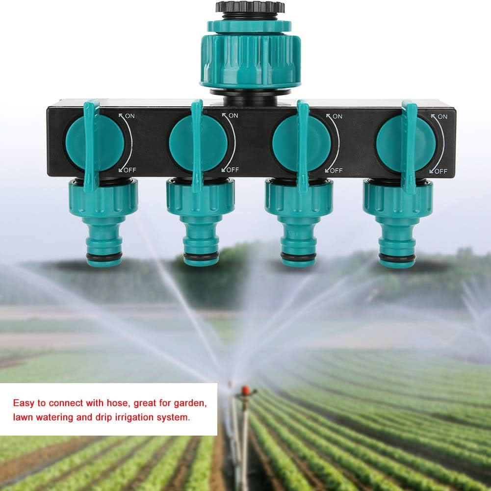 | Weg Garten-Schlauchverteiler - Verstellbarer Wasserhahn-Adapter