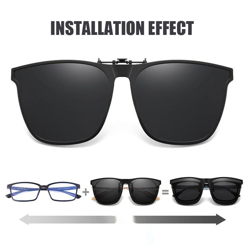 | Neue polarisierte Clip-on-Klappsonnenbrille