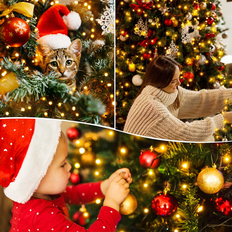 | Weihnachtsbaum Wasserfalllichter mit Ring