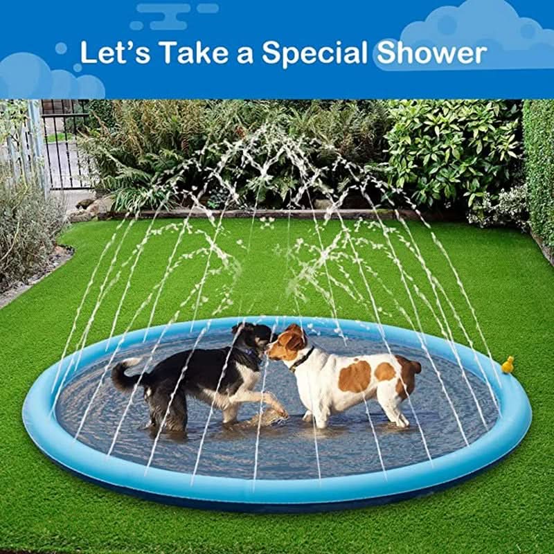 | Interaktive Wasser Matte für Hunde im Sommer