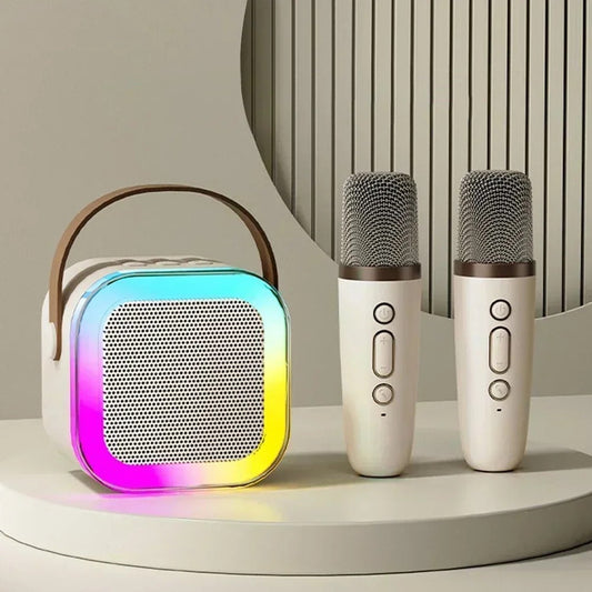 | Tragbare Karaoke-Maschine mit 2 Mikrofonen