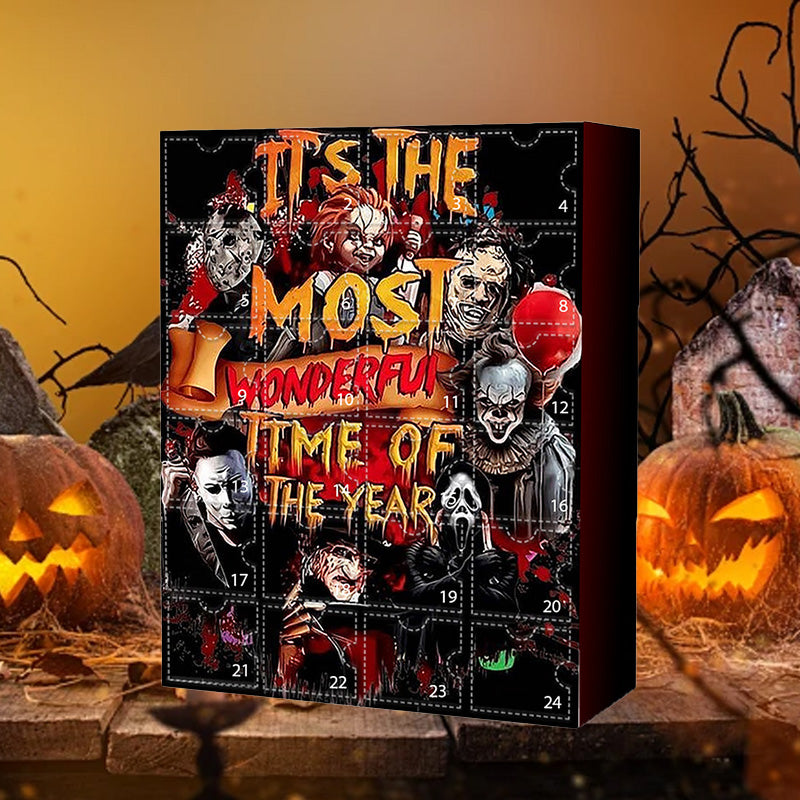 | Halloween-Adventskalender mit Horrorfilmfiguren