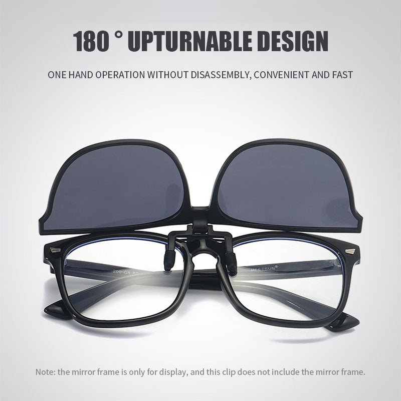 | Neue polarisierte Clip-on-Klappsonnenbrille