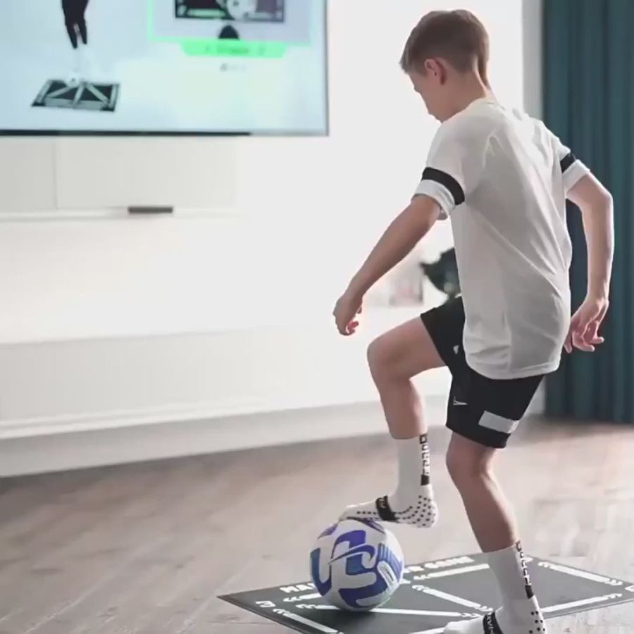 Fußball Trainingsmatte + Profi Skills Video Trainingsprogramm