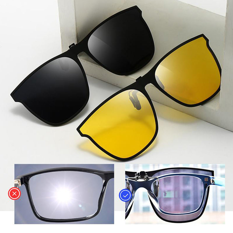 | Neue polarisierte Clip-on-Klappsonnenbrille