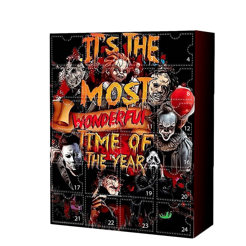 | Halloween-Adventskalender mit Horrorfilmfiguren