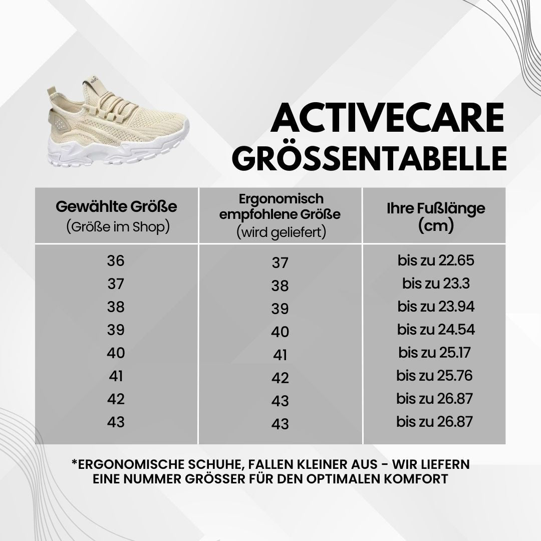 ActiveCare –  rutschfester & ergonomischer Schmerzlinderungsschuh für Damen