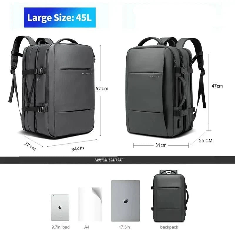 | Ästhetischer Business-Rucksack mit großem Stauraum & Laptopfach