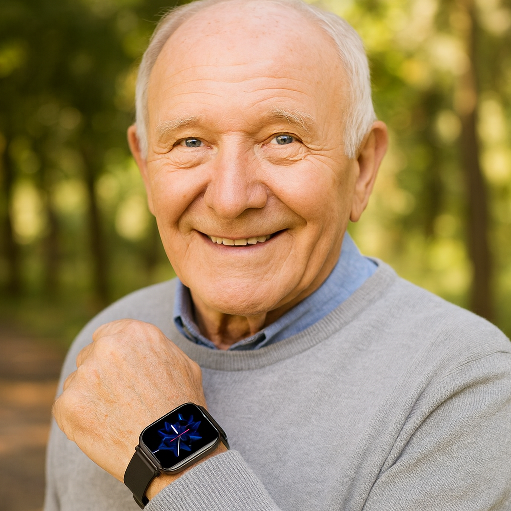 Fitpro Ultra Smartwatch für iOS/Android Handys mit Echtzeit Herzfrequenzmesser, Blutdruck-/Sauerstoff-Tracker