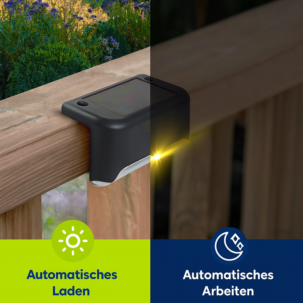 - Solarbetriebene Außenleuchte
