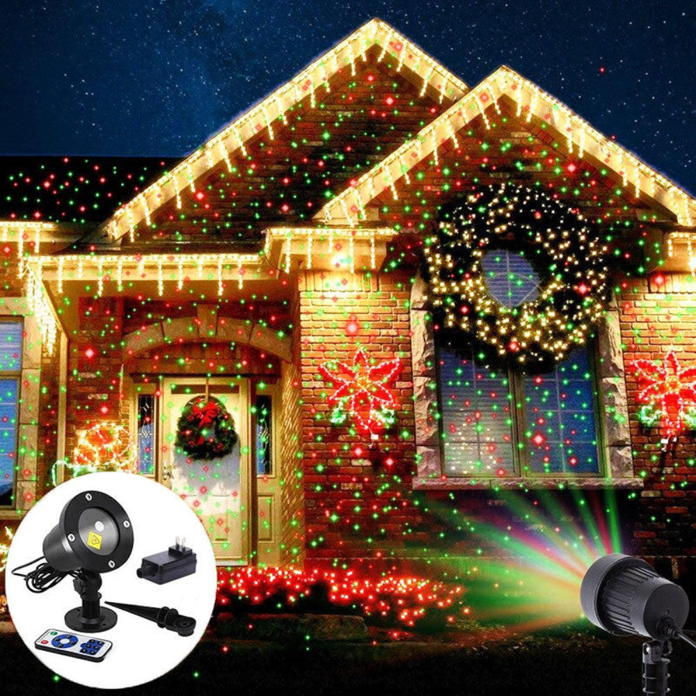 Weihnachts-Laserprojektor, Outdoor, wasserdicht, Lichtshow