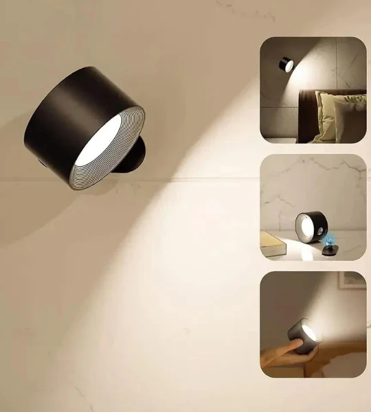 LED Wandlampe mit Fernbedienung & Touch, dimmbar, 3 Farbtemperaturen