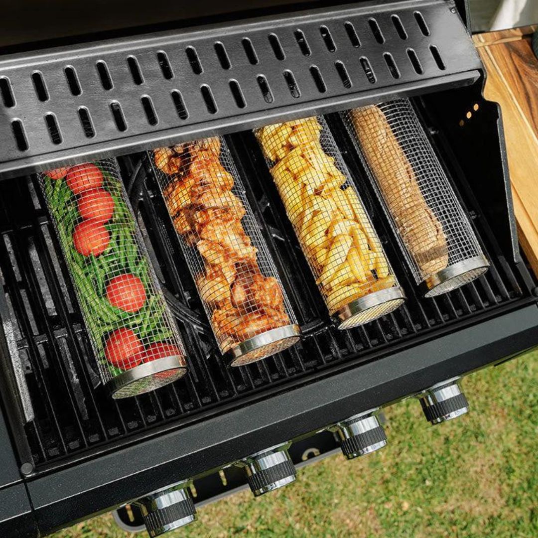 Grillkorb in Edelstahl-Ausführung für das perfekte Grillergebnis