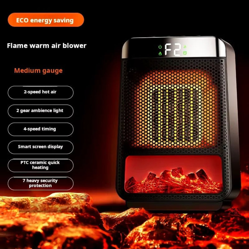 Energieeffizienter Elektroheizer mit verstellbarem Thermostat