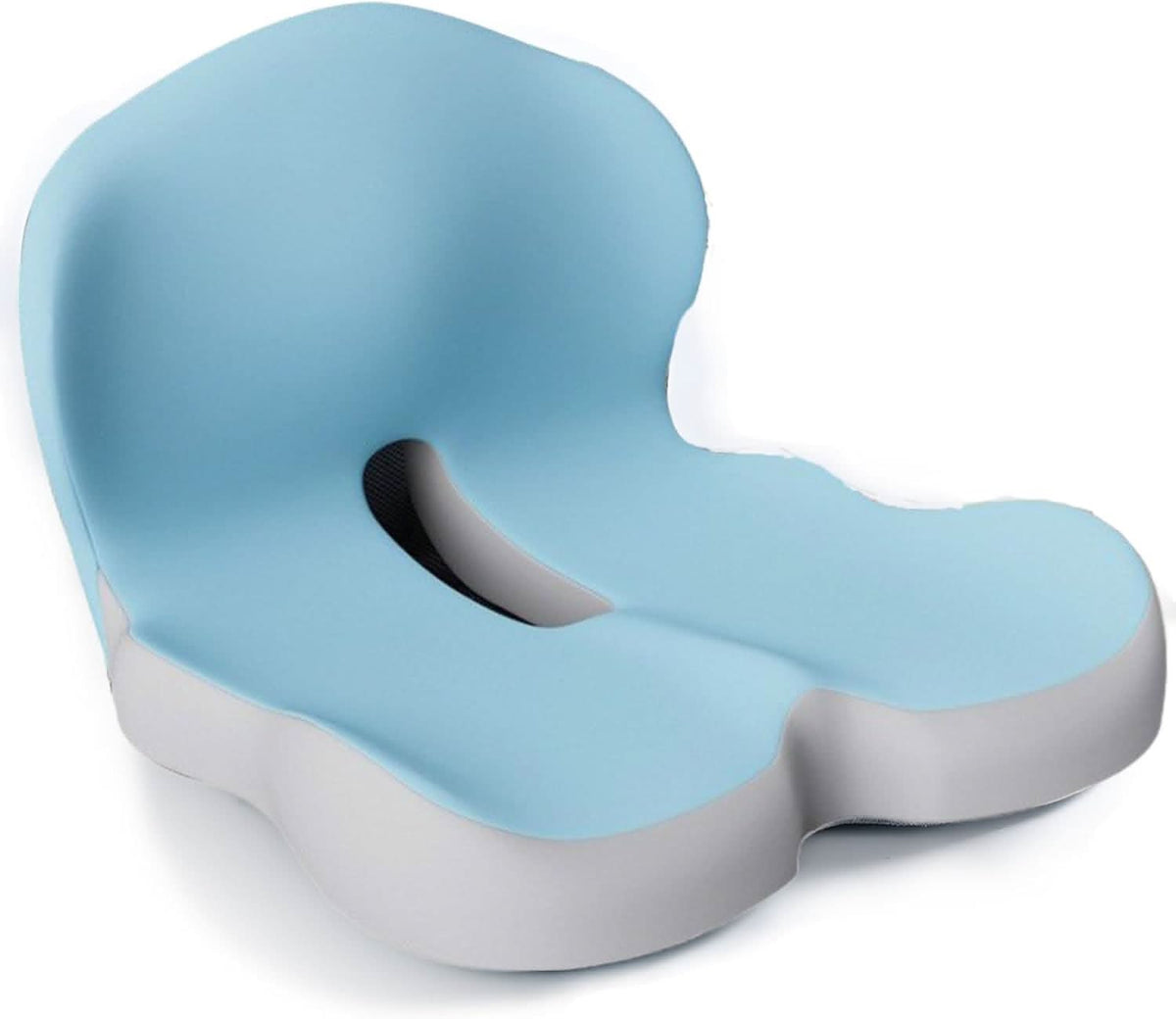 | Ergonomisches Sitzkissen mit Lendenstütze für Büro, Auto & Reisen