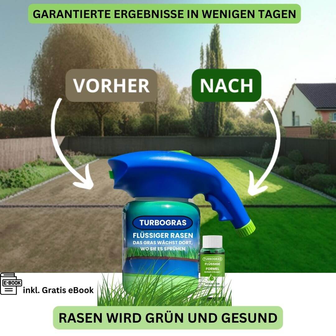Turbogras - für gesunden und schnellwachsenden Rasen inkl