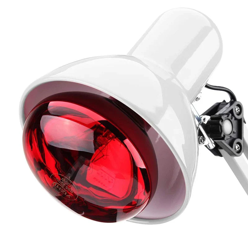 | Rote Lichttherapie Lampe für die Haut - Infrarot-Wärme mit Stativ