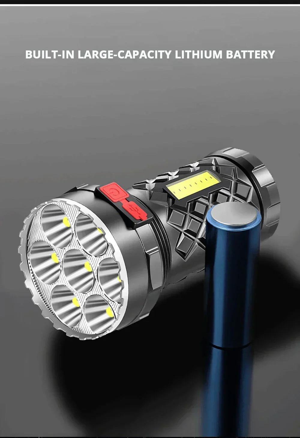 | Ultra leistungsstarker LED wiederaufladbarer Taschenlampe