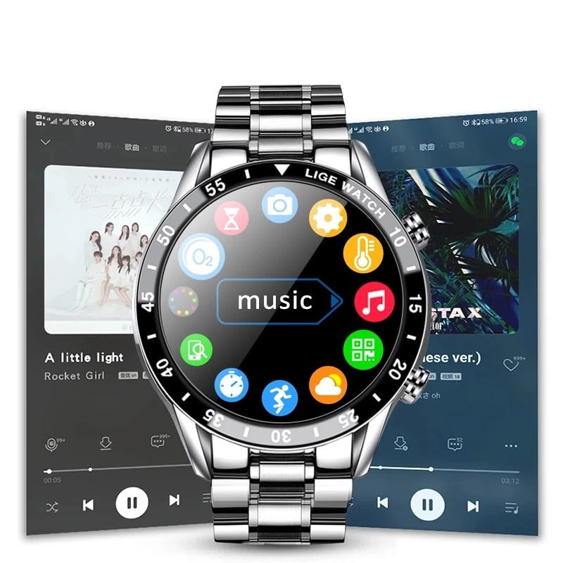 Orben – Smartwatch Deluxe mit Gesundheitsfunktionen – Alltag & Sport
