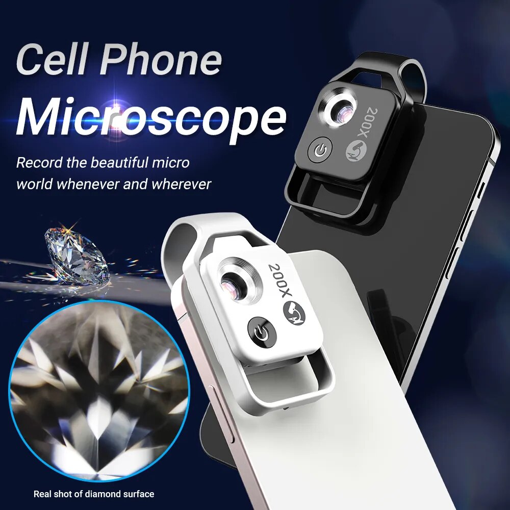 | Tragbares Mobiles LED-Mikroskop-Objektiv