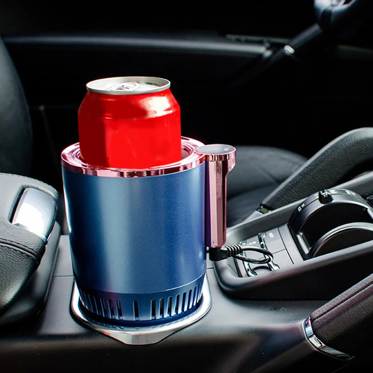 | 2 in 1 Smart Auto Heizungs Kühlbecherhalter