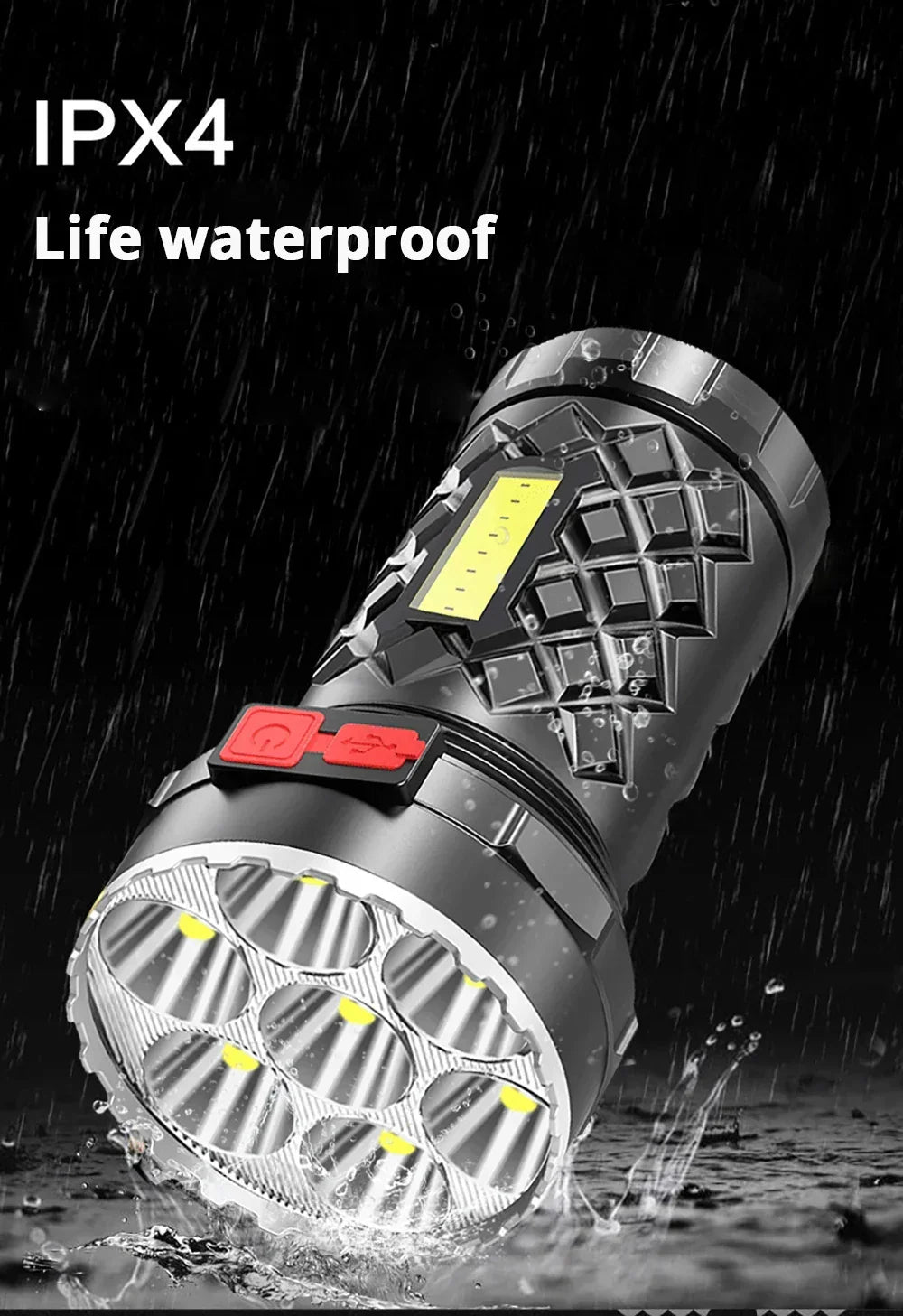 | Ultra leistungsstarker LED wiederaufladbarer Taschenlampe