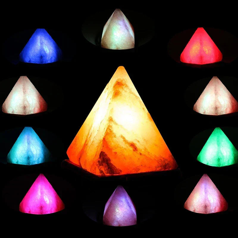 USB Himalaya-Salzlampe, Farbwechsel LED Kristall-Nachtlicht